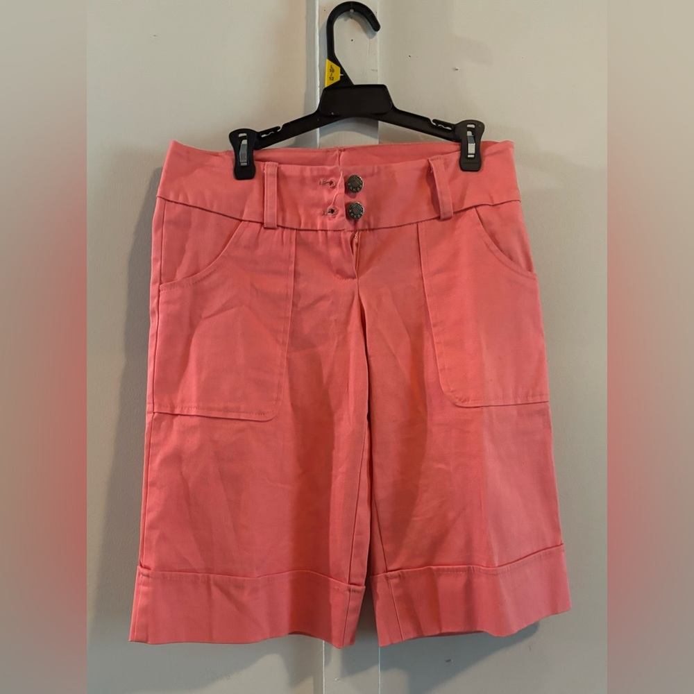 Coral Bermuda Shorts
